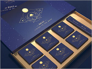 佛嶺聽月月餅禮盒包裝設(shè)計案例